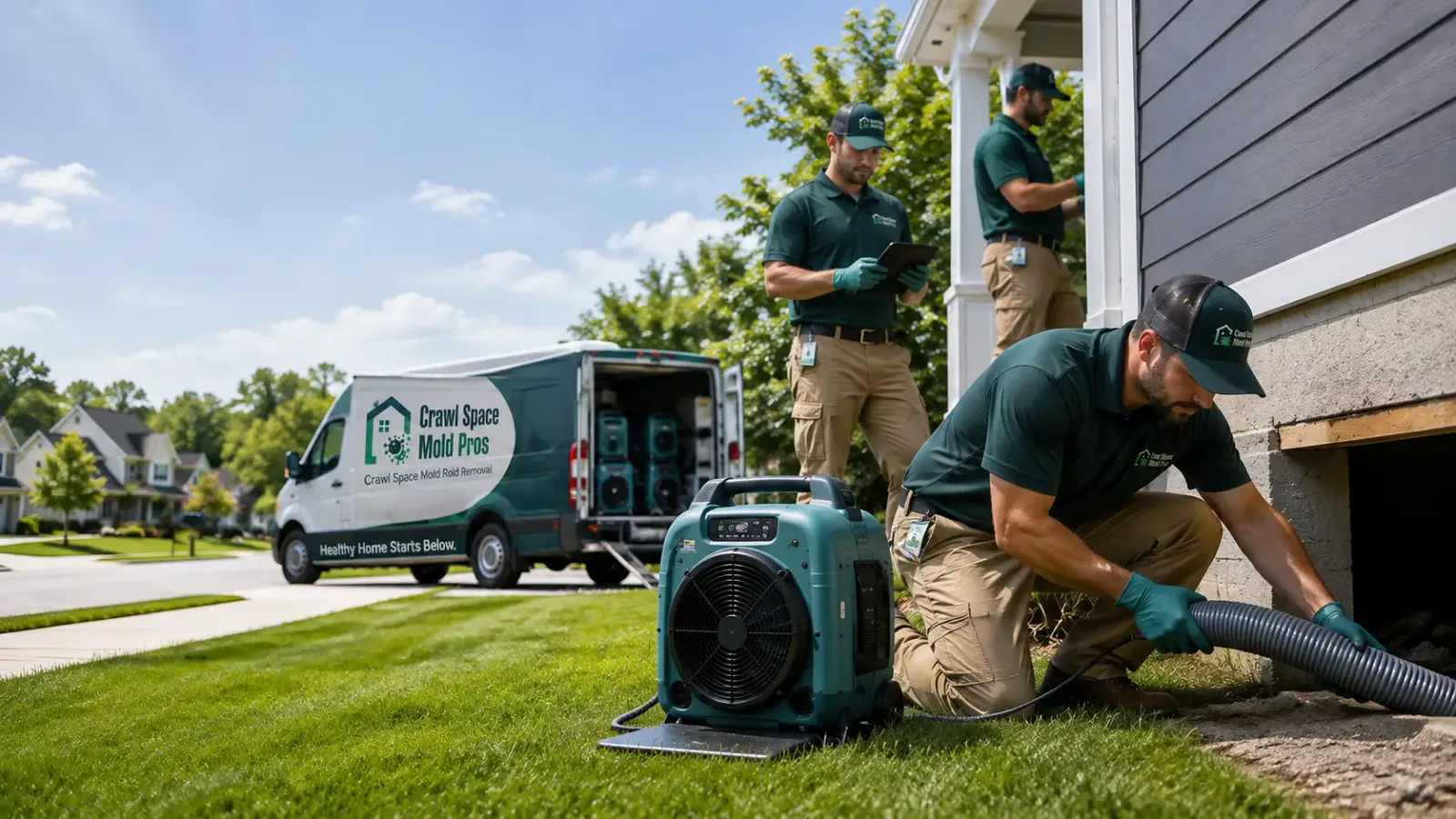 Crawl Space Mold Removal in Ridgway, IL